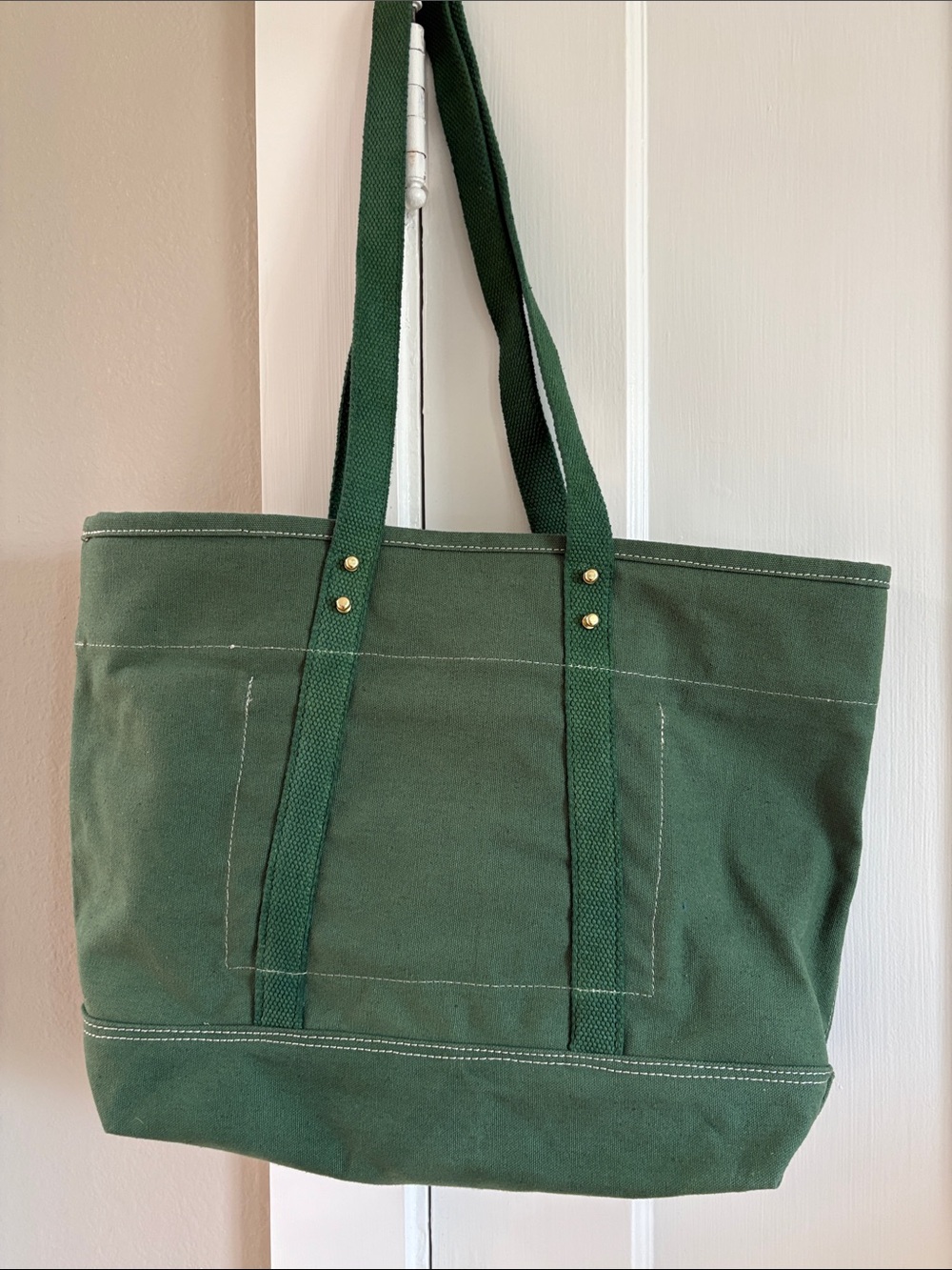 Immodest Cotton Small East West Tote in Pine - Picture 8 of 10